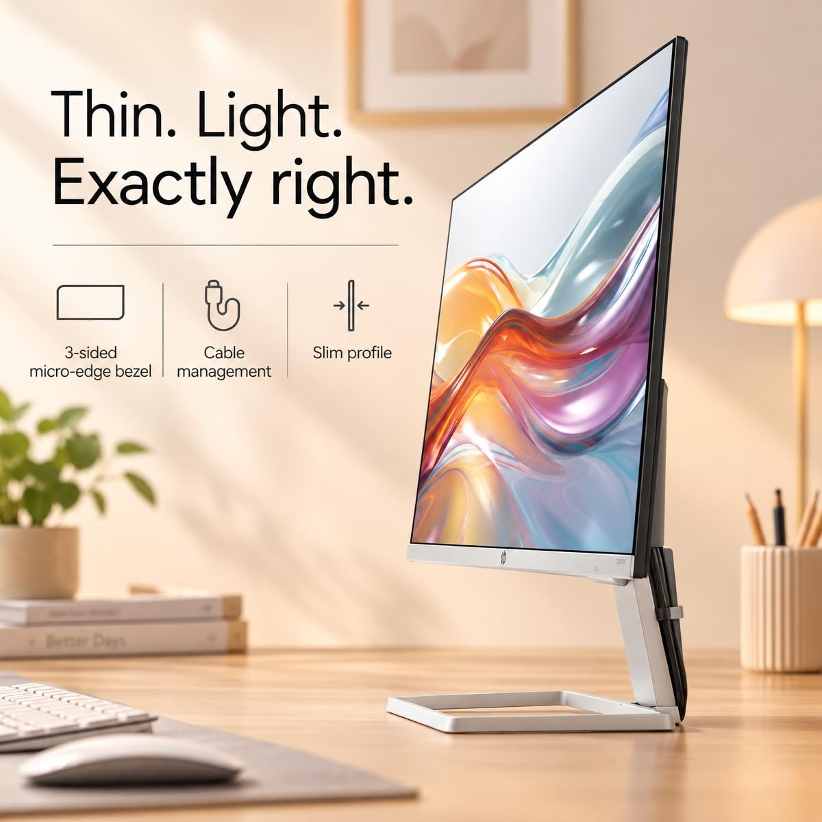 Amazon.co.jp: HP 27インチ 1080P コンピューターモニター シルバーと